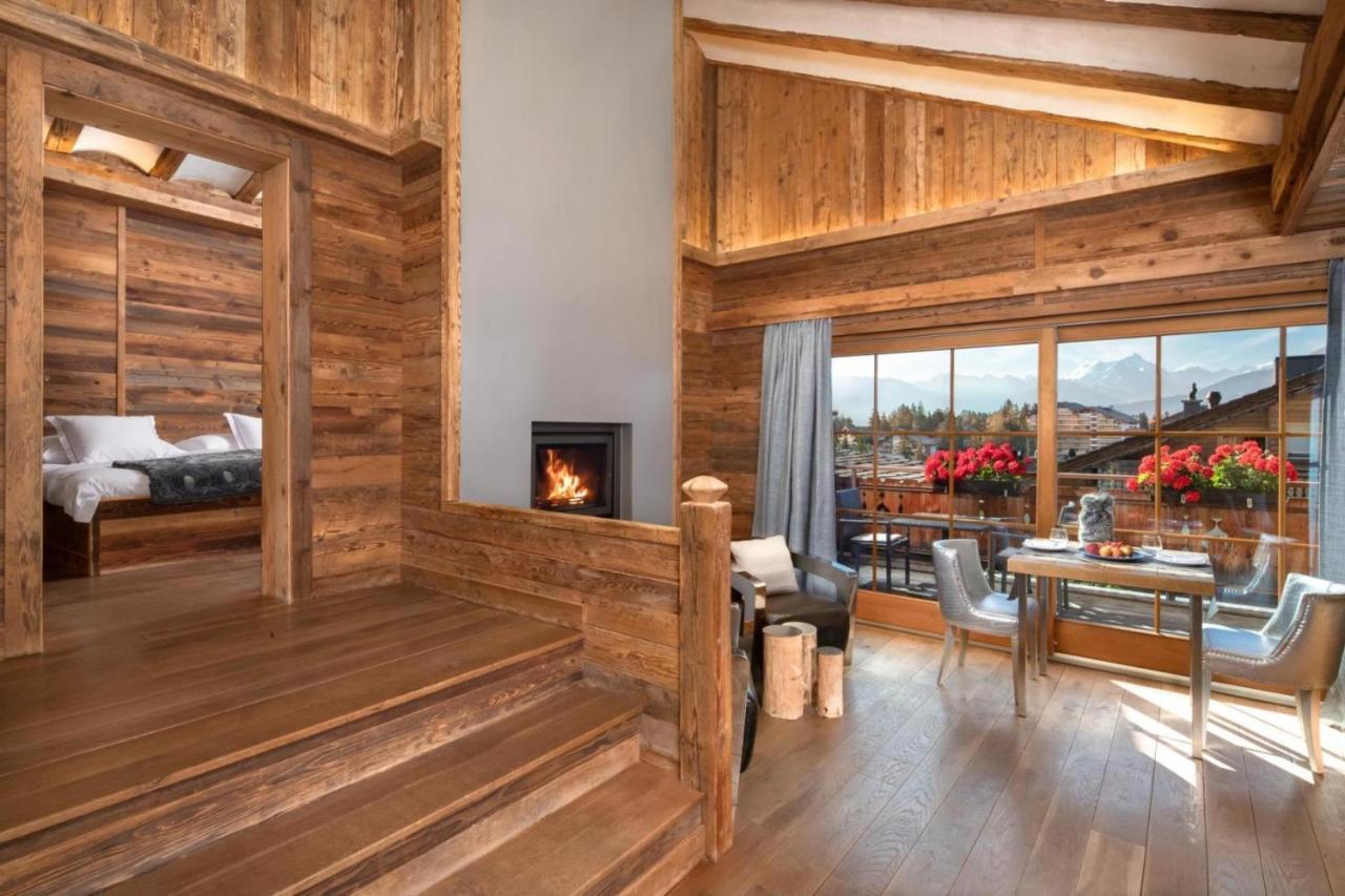 Hostellerie du Pas de l'Ours Relais et Châteaux Crans-Montana Exterior foto