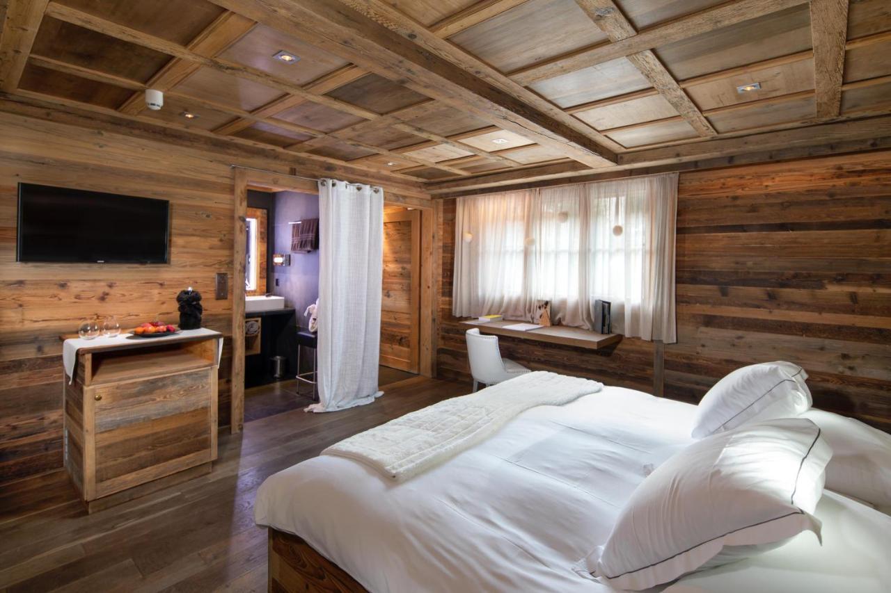 Hostellerie du Pas de l'Ours Relais et Châteaux Crans-Montana Exterior foto