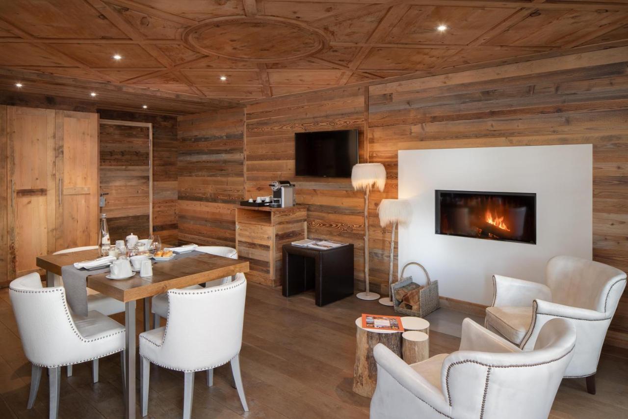 Hostellerie du Pas de l'Ours Relais et Châteaux Crans-Montana Exterior foto