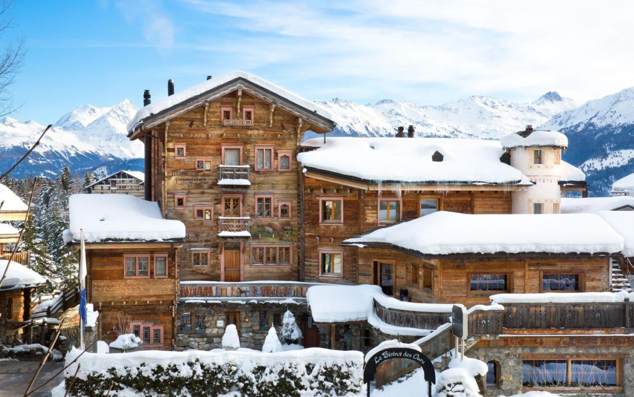 Hostellerie du Pas de l'Ours Relais et Châteaux Crans-Montana Exterior foto