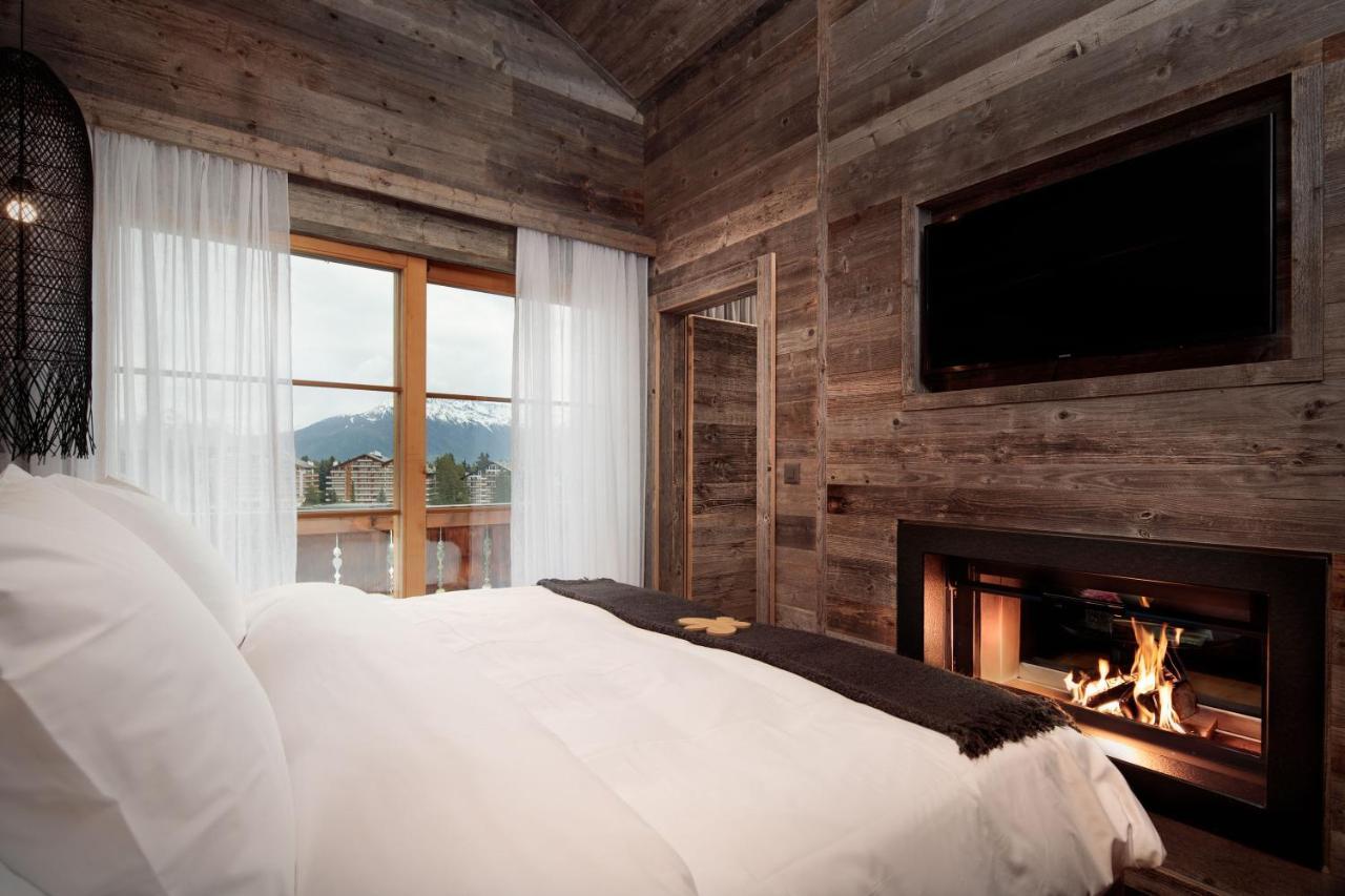 Hostellerie du Pas de l'Ours Relais et Châteaux Crans-Montana Exterior foto