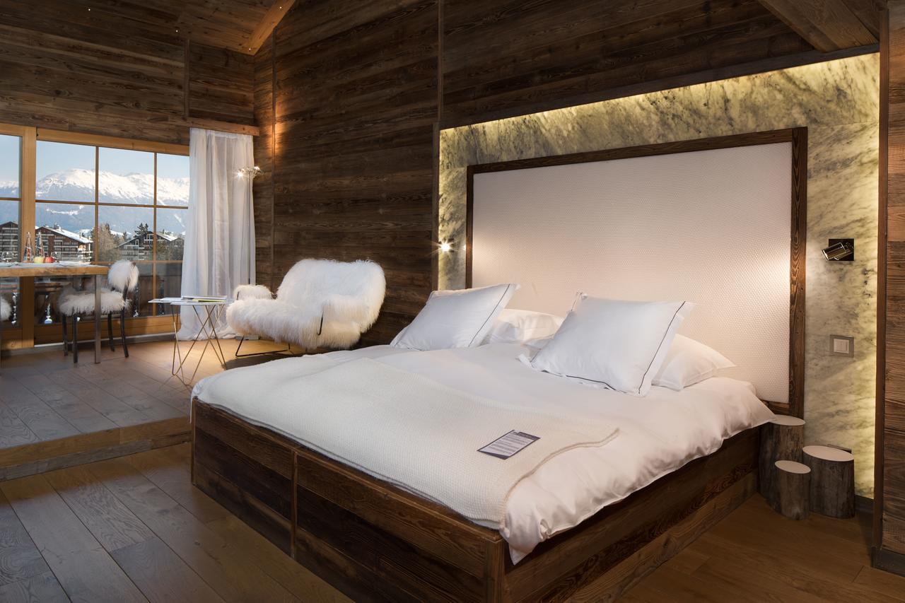 Hostellerie du Pas de l'Ours Relais et Châteaux Crans-Montana Exterior foto
