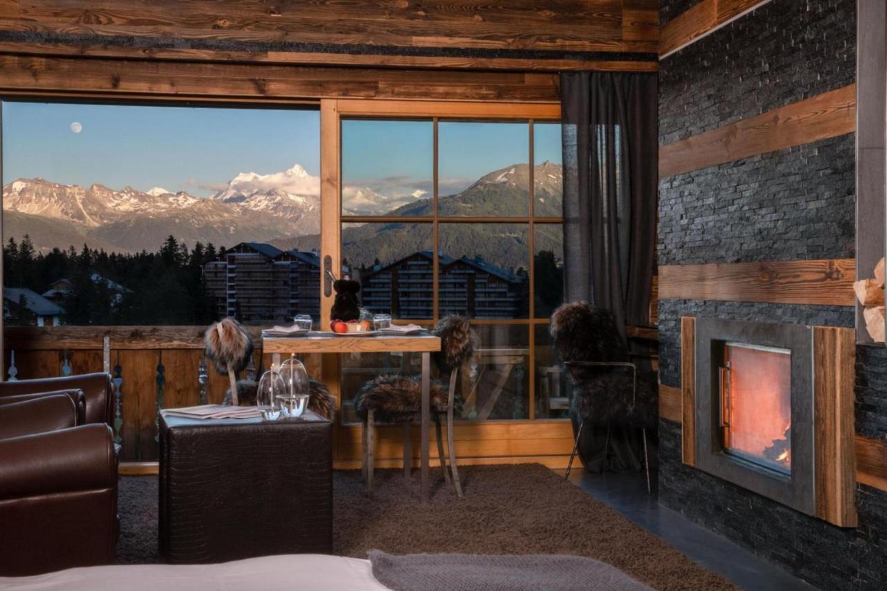 Hostellerie du Pas de l'Ours Relais et Châteaux Crans-Montana Exterior foto
