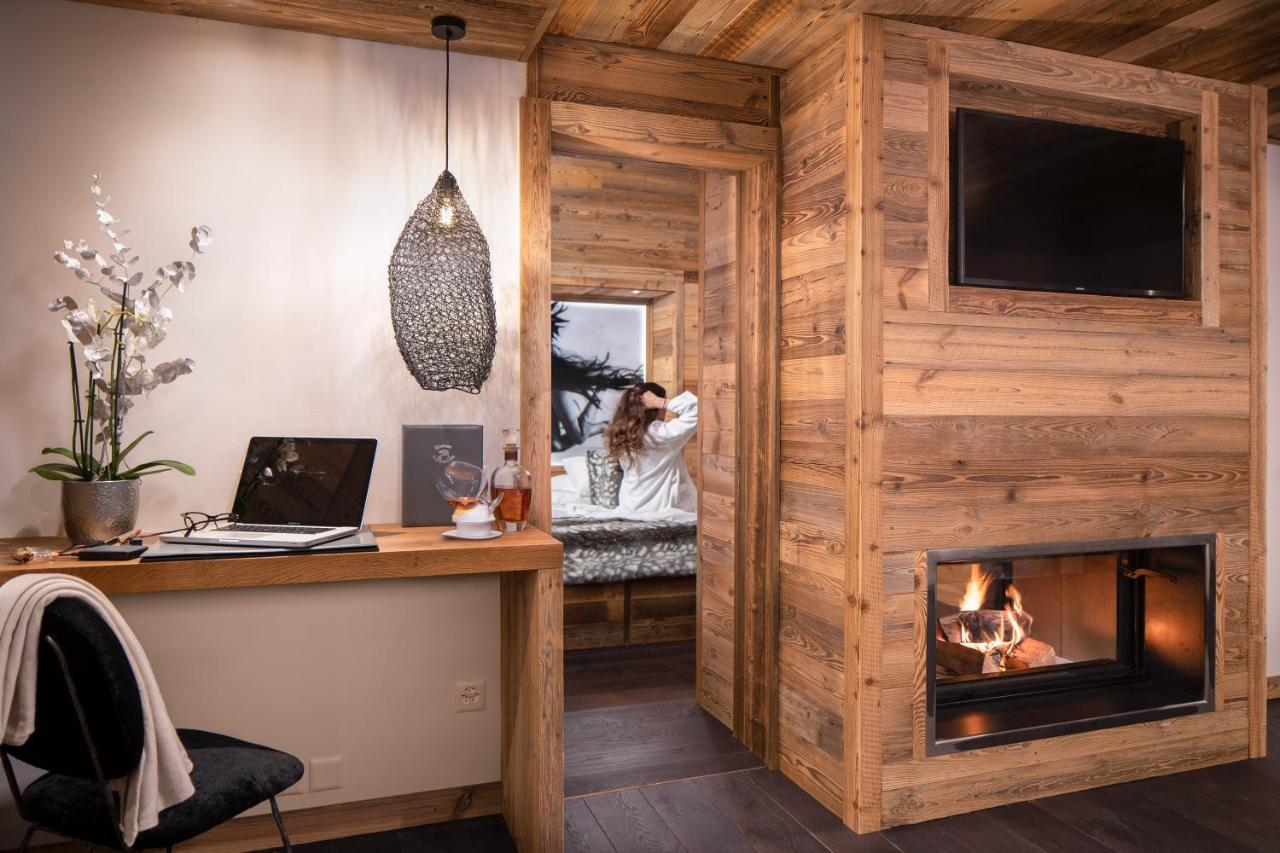 Hostellerie du Pas de l'Ours Relais et Châteaux Crans-Montana Exterior foto