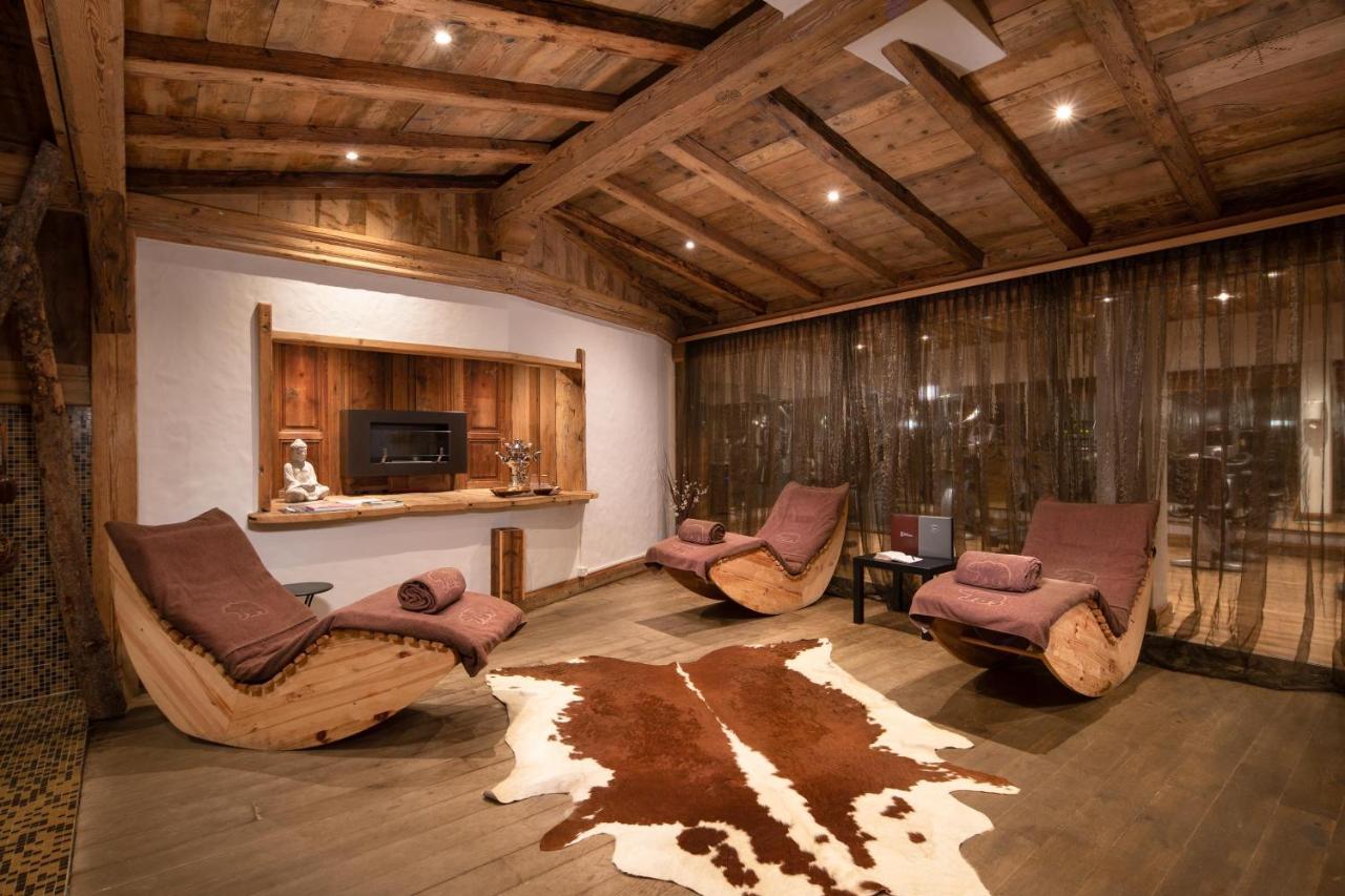 Hostellerie du Pas de l'Ours Relais et Châteaux Crans-Montana Exterior foto
